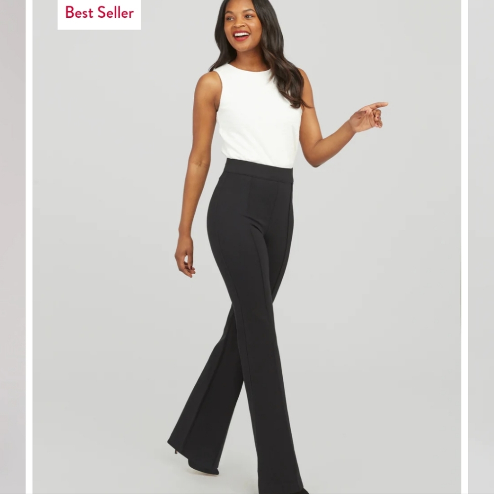 Spanx The Perfect Pant High Rise Flare Leg Size Medium Petite